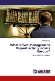 Cover von What drives Management Buyout activity across Europe?