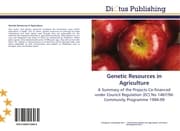 Cover von Genetic Resources in Agriculture