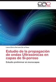 Cover von Estudio de la propagacion de ondas Ultrasonicas en capas de Si-poroso
