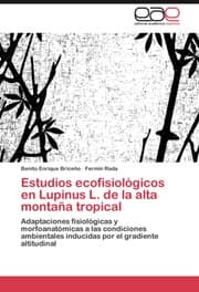 Cover von Estudios ecofisiologicos en Lupinus L.de la alta montana tropical