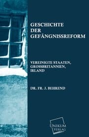 Cover von Geschichte der Gefängnissreform