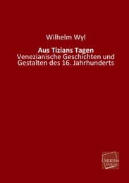 Cover von Aus Tizians Tagen