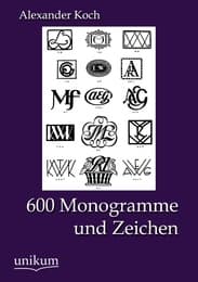 Cover von 600 Monogramme und Zeichen