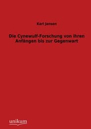 Cover von Die Cynewulf-Forschung von ihren Anfängen bis zur Gegenwart
