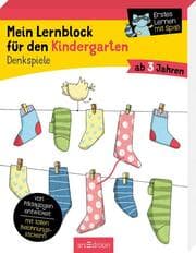 Cover von Mein Lernblock für den Kindergarten - Denkspiele