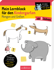 Cover von Mein Lernblock für den Kindergarten - Mengen und Größen