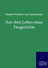 Cover von Aus dem Leben eines Taugenichts