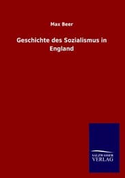 Cover von Geschichte des Sozialismus in England
