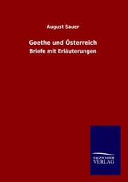 Cover von Goethe und Österreich