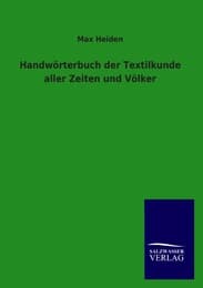 Cover von Handwörterbuch der Textilkunde aller Zeiten und Völker
