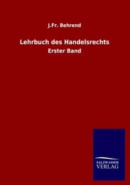 Cover von Lehrbuch des Handelsrechts