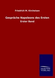 Cover von Gespräche Napoleons des Ersten