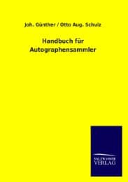 Cover von Handbuch für Autographensammler