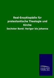 Cover von Real-Enzyklopädie für protestantische Theologie und Kirche
