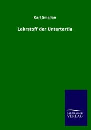 Cover von Lehrstoff der Untertertia