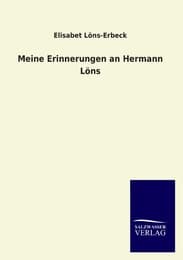 Cover von Meine Erinnerungen an Hermann Löns