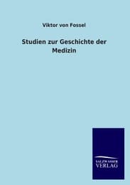 Cover von Studien zur Geschichte der Medizin