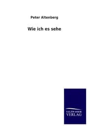 Cover von Wie ich es sehe