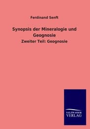 Cover von Synopsis der Mineralogie und Geognosie