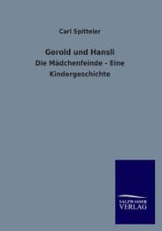Cover von Gerold und Hansli