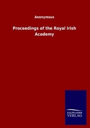 Cover von Proceedings of the Royal Irish Academy