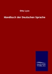 Cover von Handbuch der Deutschen Sprache