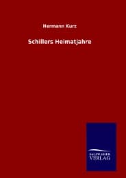Cover von Schillers Heimatjahre