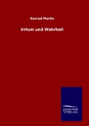 Cover von Irrtum und Wahrheit