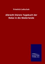 Cover von Albrecht Dürers Tagebuch der Reise in die Niederlande