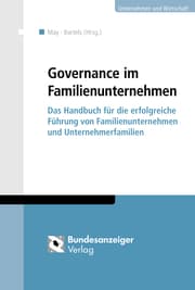 Cover von Governance im Familienunternehmen
