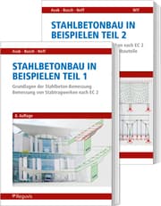 Cover von Stahlbetonbau in Beispielen - Teil 1 und 2