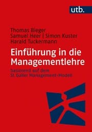 Cover von Einführung in die Managementlehre
