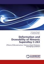 Cover von Deformation and Drawability of Nimonic Superalloy C-263