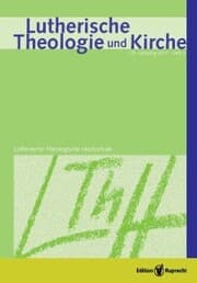 Cover von Lutherische Theologie und Kirche, Heft 02/2011 - Einzelkapitel - Das sichtbare Wort Gottes
