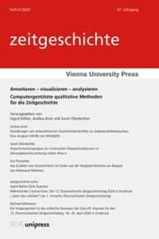Cover von Annotieren - visualisieren - analysieren