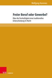 Cover von Freier Beruf oder Gewerbe?