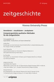Cover von Annotieren - visualisieren - analysieren