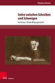 Cover von Satire zwischen Schreiben und Schweigen