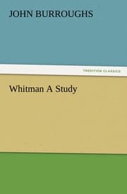 Cover von Whitman A Study