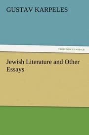 Cover von Jewish Literature and Other Essays