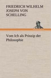 Cover von Vom Ich als Prinzip der Philosophie