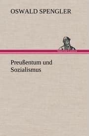 Cover von Preußentum und Sozialismus