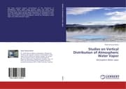Cover von Studies on Vertical Distribution of Atmospheric Water Vapor