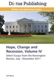 Cover von Hope, Change and Recession, Volume IV