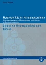 Cover von Heterogenität als Handlungsproblem
