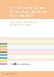 Cover von Jahrbuch der berufs- und wirtschaftspädagogischen Forschung 2022