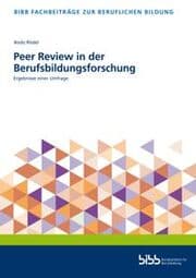 Cover von Peer Review in der Berufsbildungsforschung