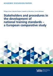 Cover von Stakeholders and procedures in the development of national training standards - a European comparative study