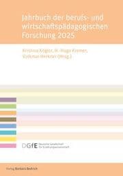Cover von Jahrbuch der berufs- und wirtschaftspädagogischen Forschung 2025