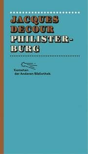 Cover von Philisterburg